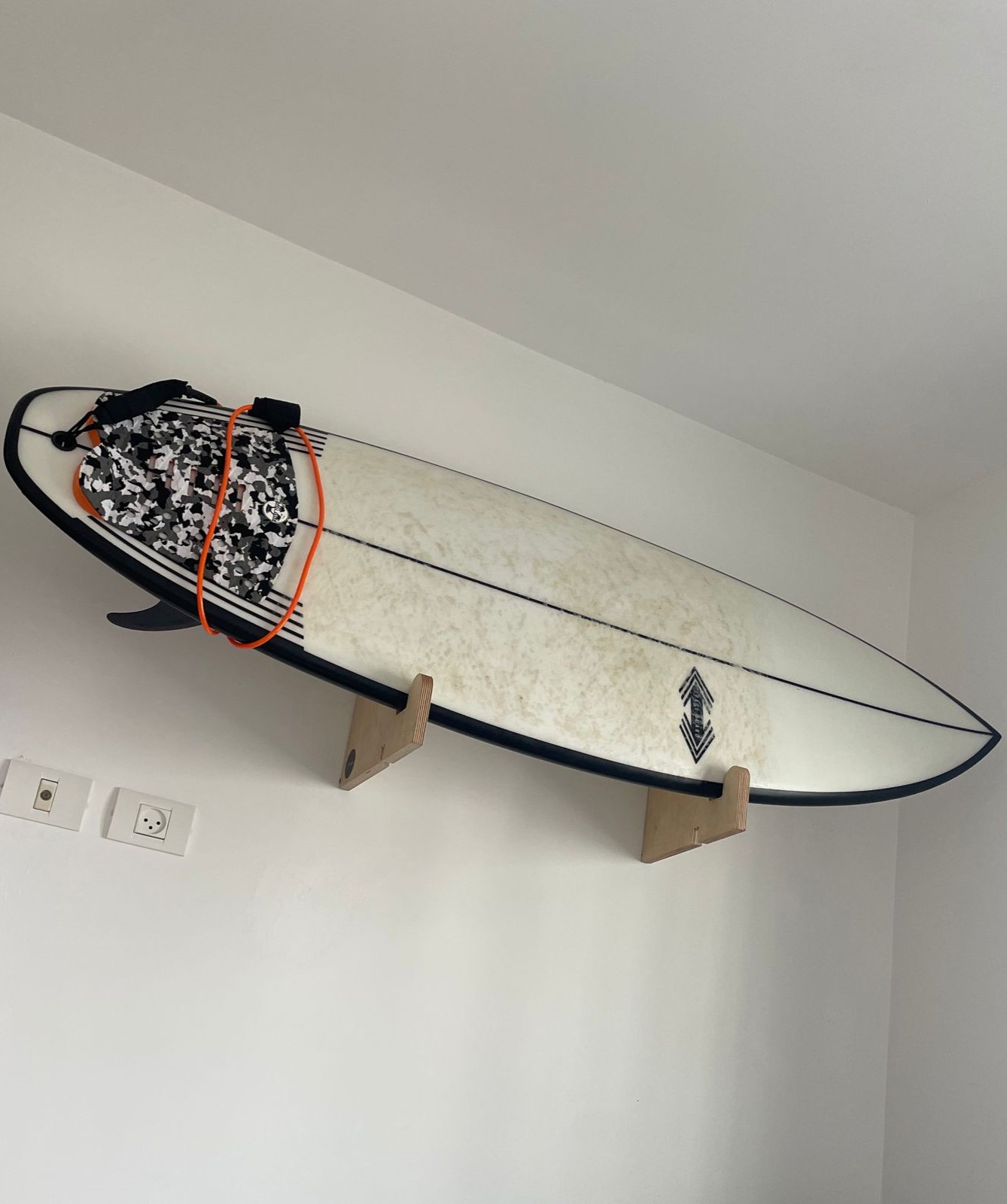 Stand with Surfboard